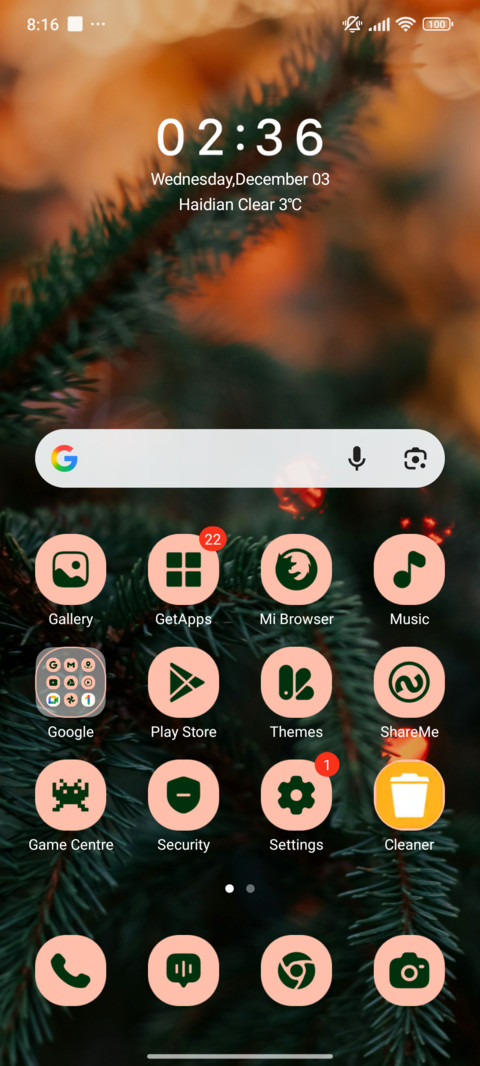Pine Fade screenshot