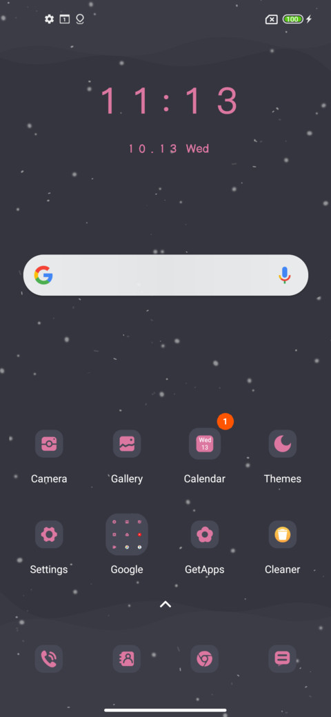 Planet widget screenshot