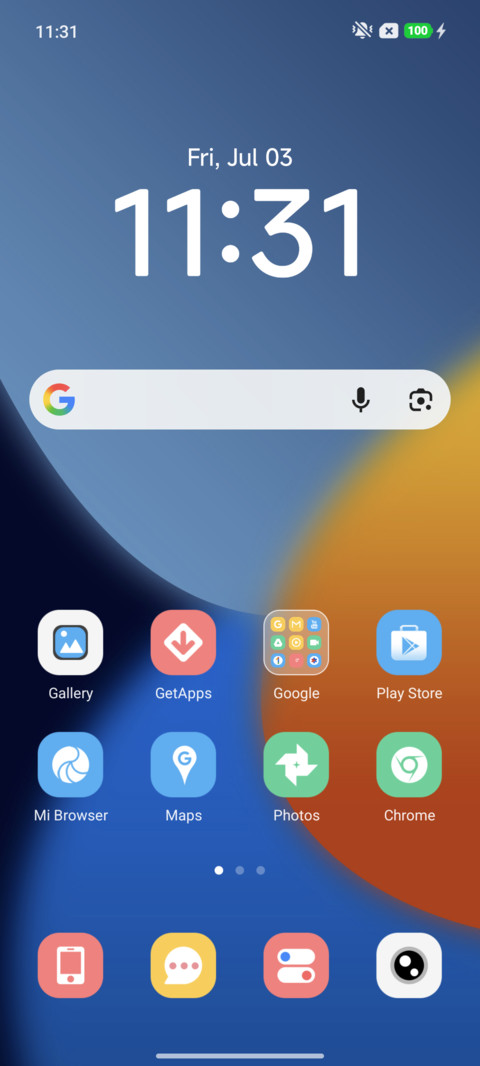 Blue Orange Mist screenshot