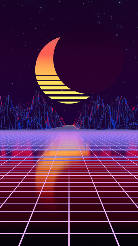 Creative minimalist wallpaper screenshot