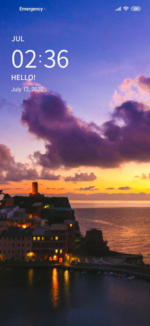 night seascape screenshot