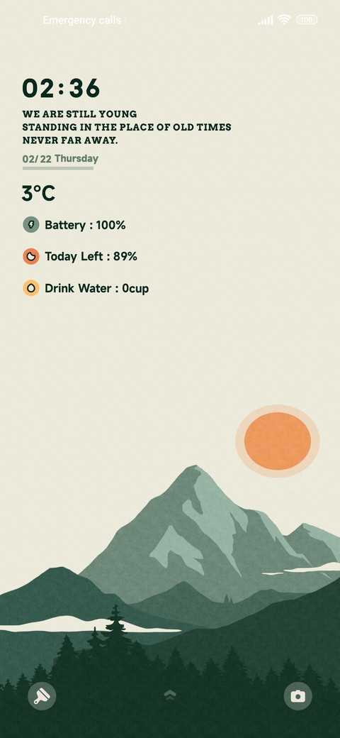 Retro Sunrise screenshot