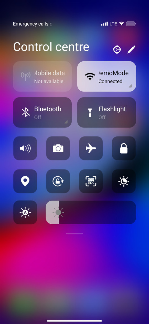 iOS15 Beta screenshot