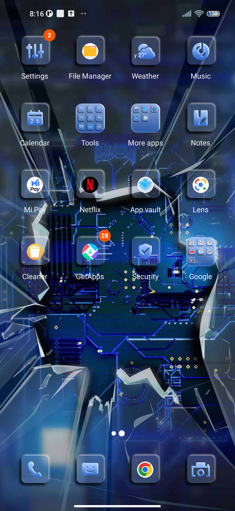 Stereoscopic ice screenshot