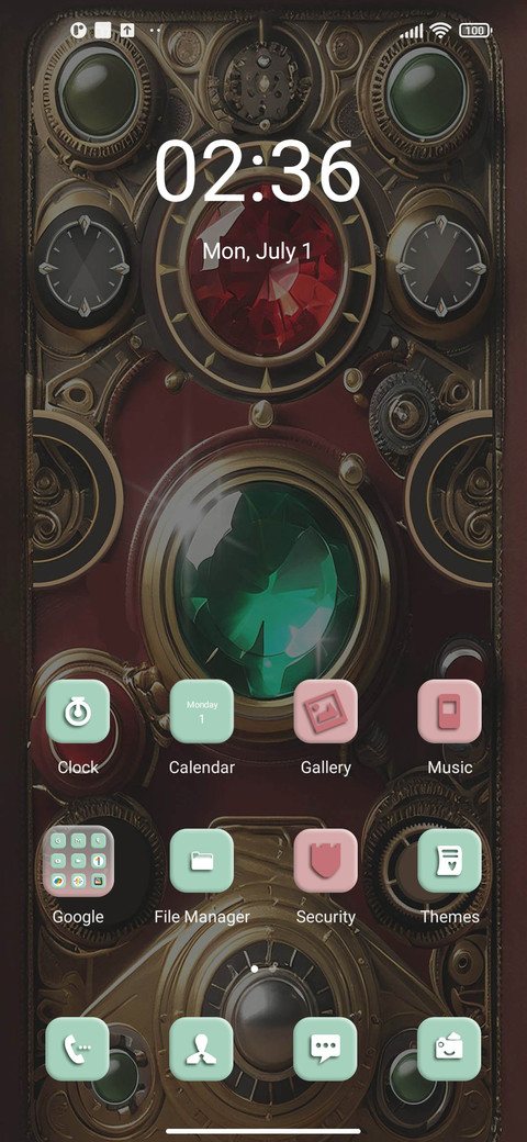 Shining gemstones screenshot