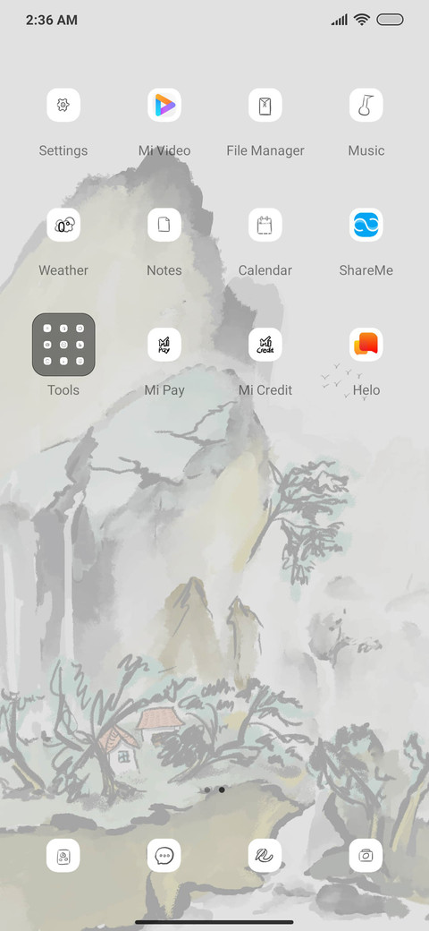 Ink landscape screenshot