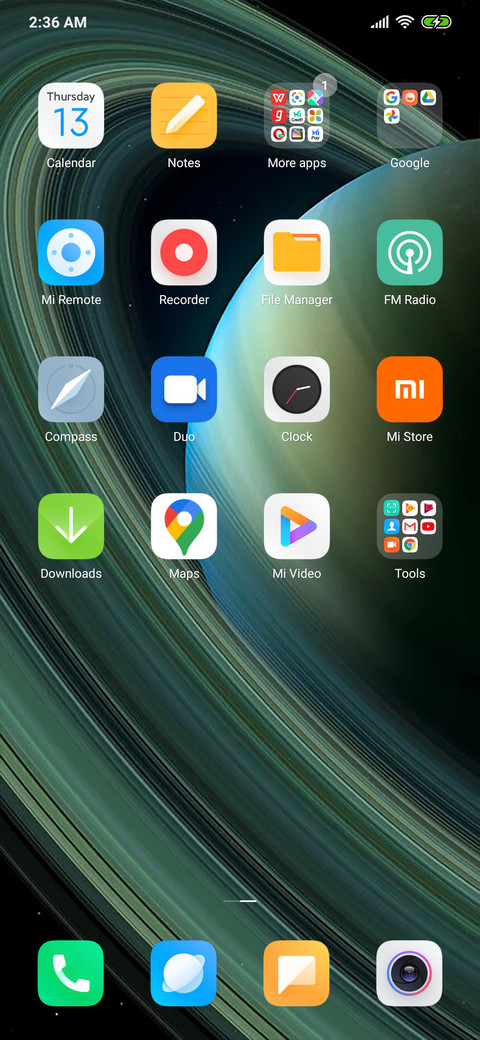 SaturnUI V11 screenshot