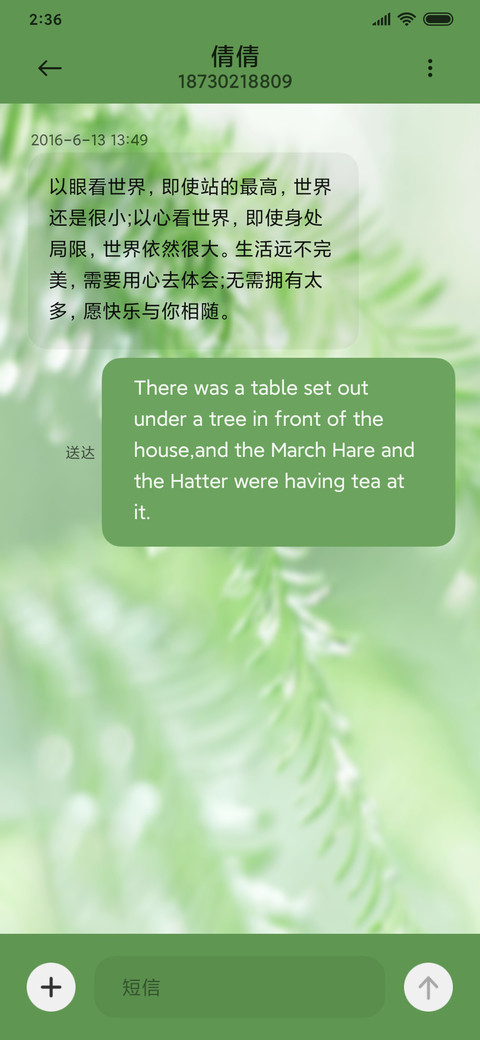 夏日清新绿 护眼 screenshot