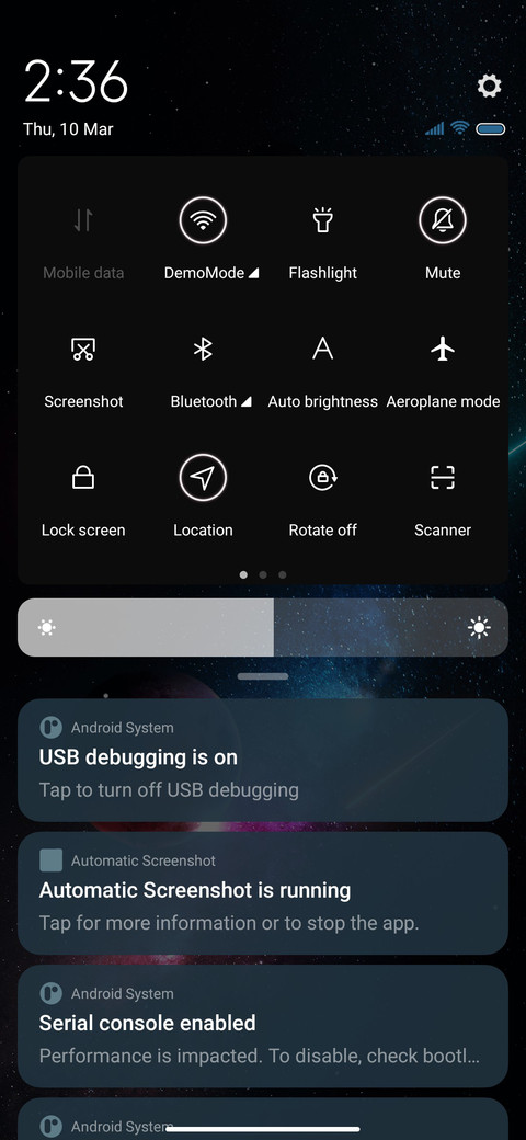 Universe planet screenshot