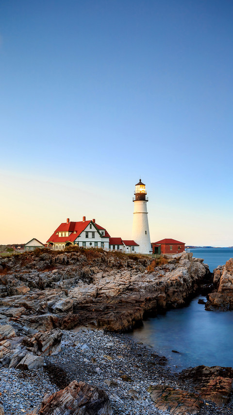The Portland Head Light At Sunset, Portland, screenshot