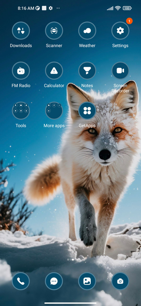 Fox Winter screenshot