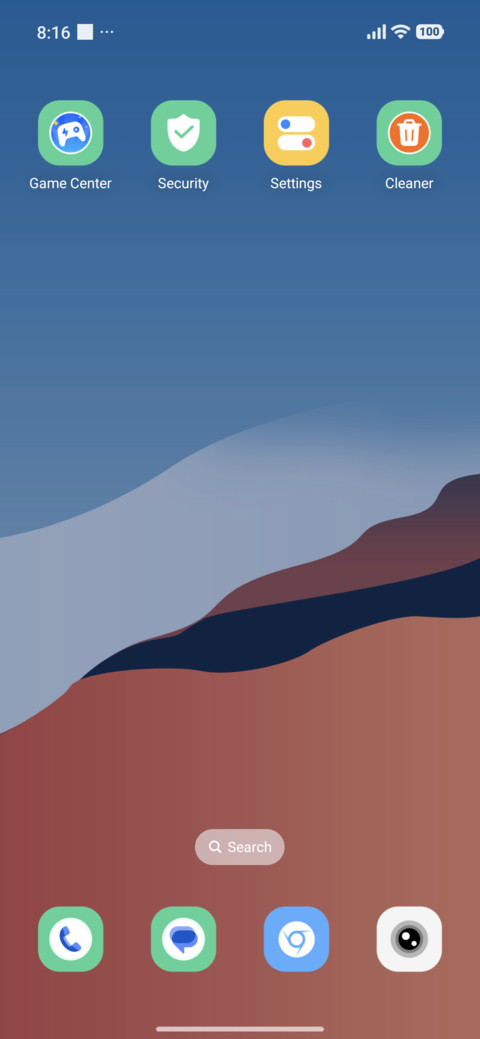 Azure Orange Peaks screenshot