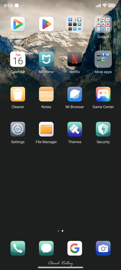 Cloud Valley screenshot