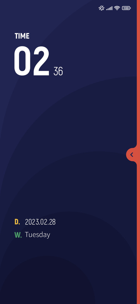 Minimalist screenshot