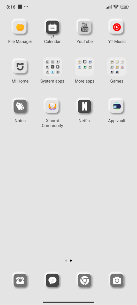 blue mimicry screenshot