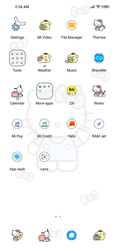 Sanrio spring day screenshot