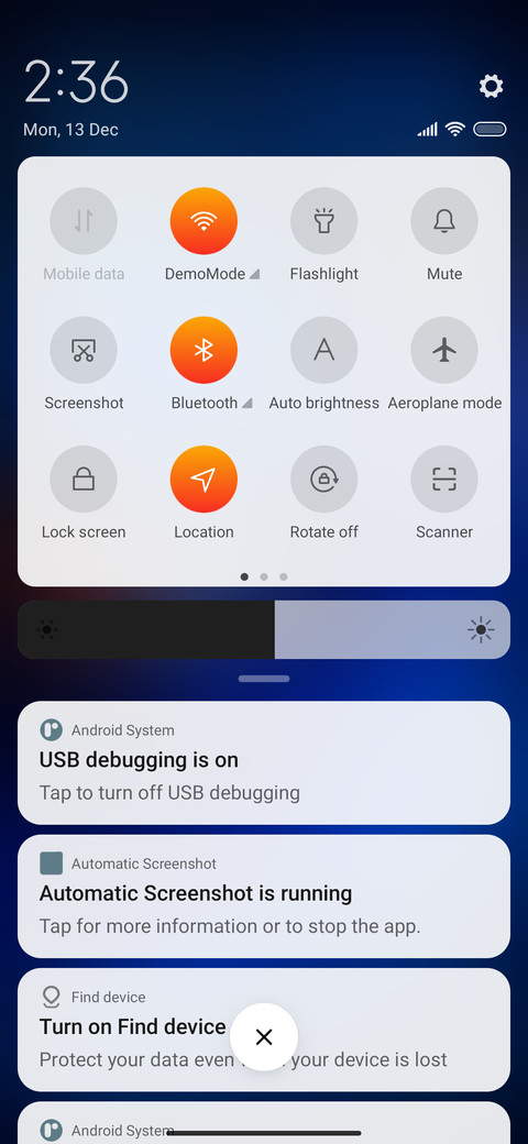 Liquid Blue screenshot