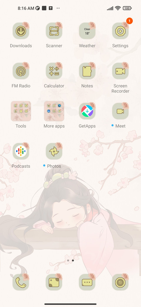 Spring comes screenshot
