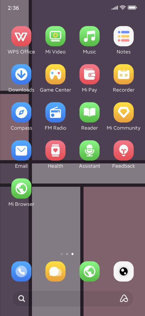 Grid Multicolor screenshot