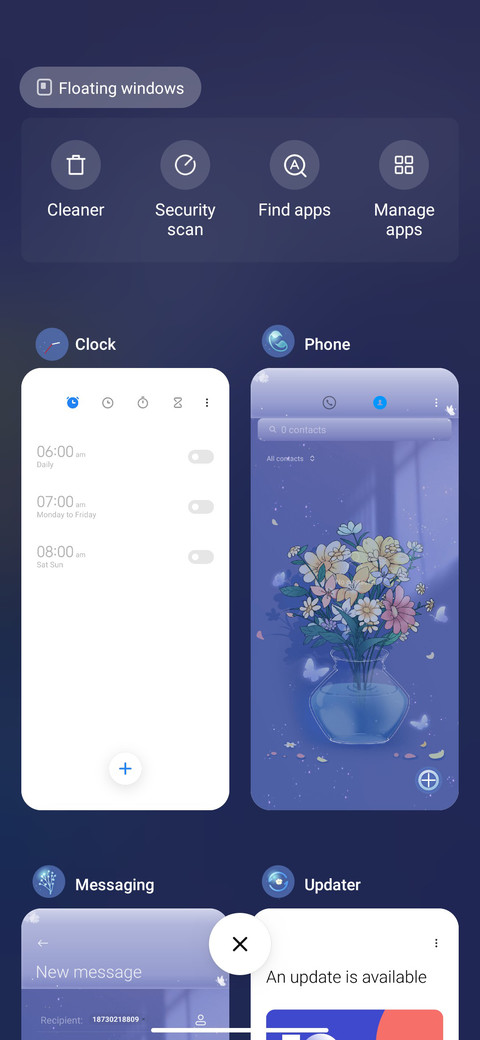 Periwinkle blue screenshot