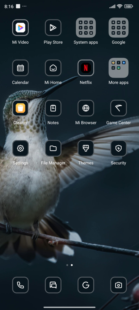 Bird screenshot