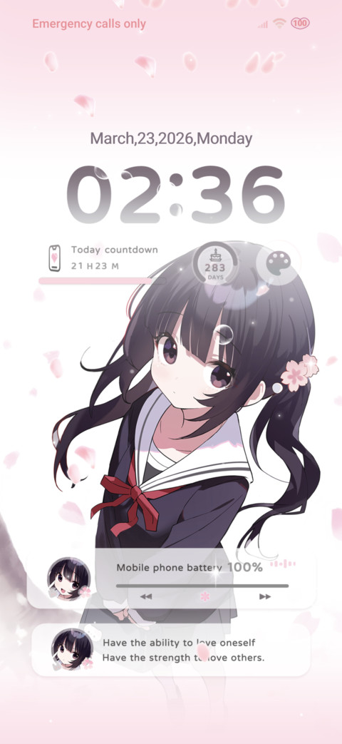 Spring girl screenshot