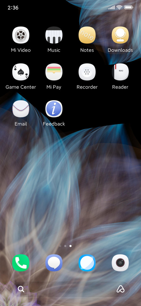 Fold the mirror screenshot
