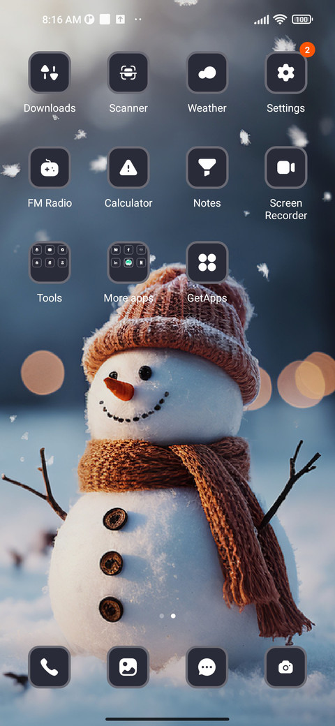 Snowman screenshot