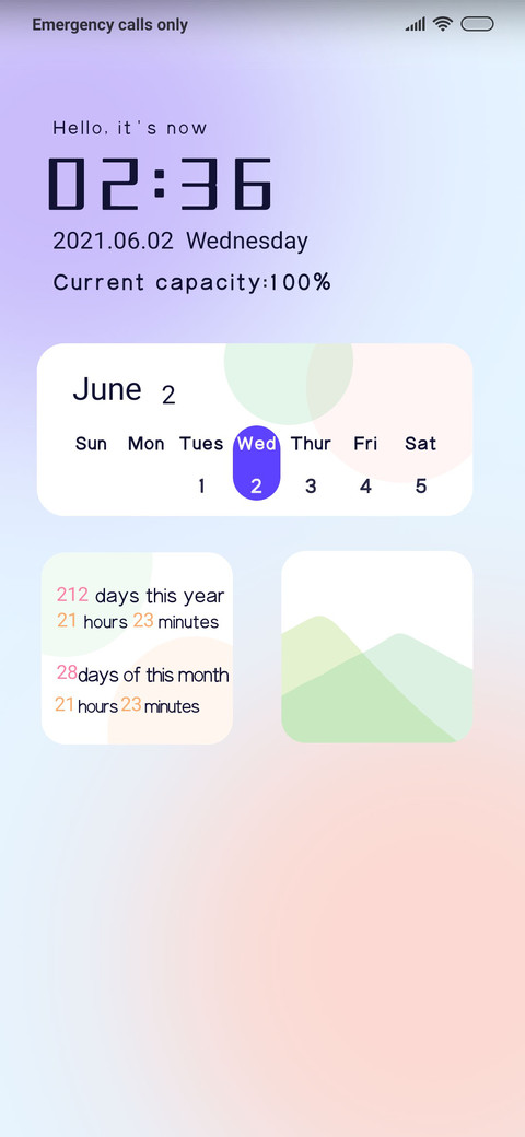 Orange Blue screenshot