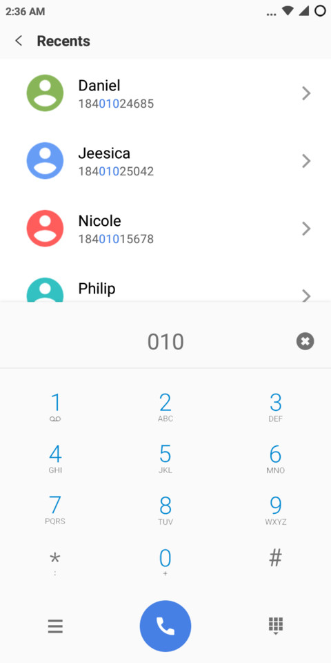 Android Pie screenshot