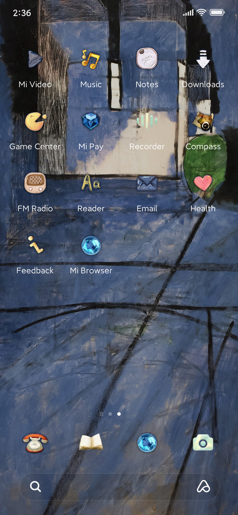 Blue Impression screenshot