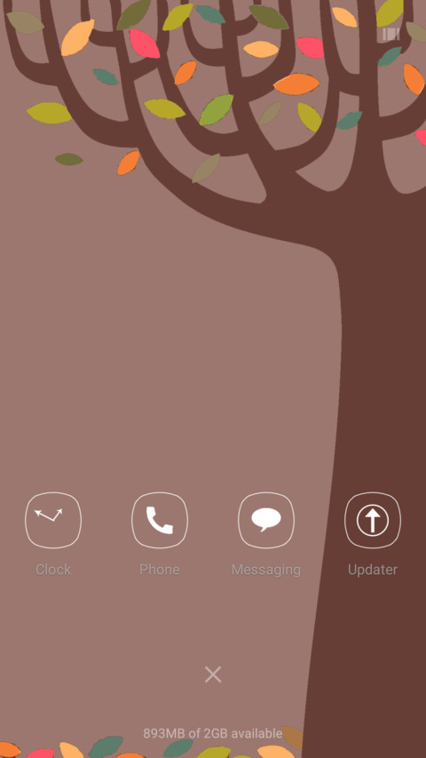 Autumn leaf screenshot
