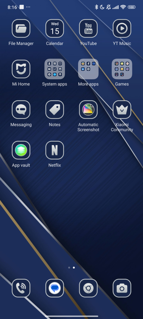 Navy Gold Prism screenshot