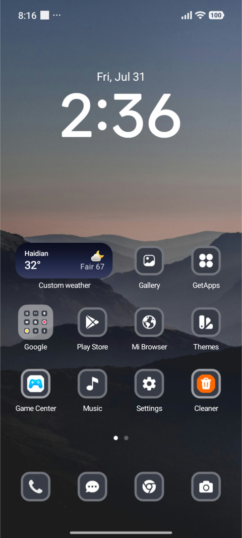 Mountain Range screenshot
