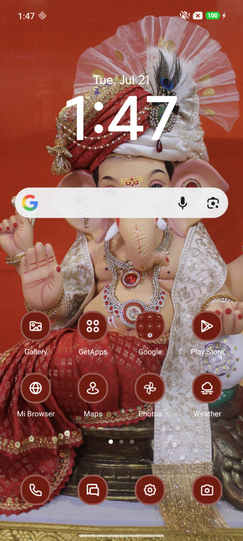 Colorful Ganesha screenshot