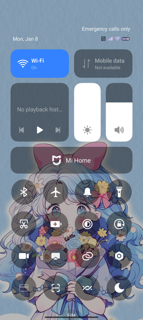 Blue girl screenshot