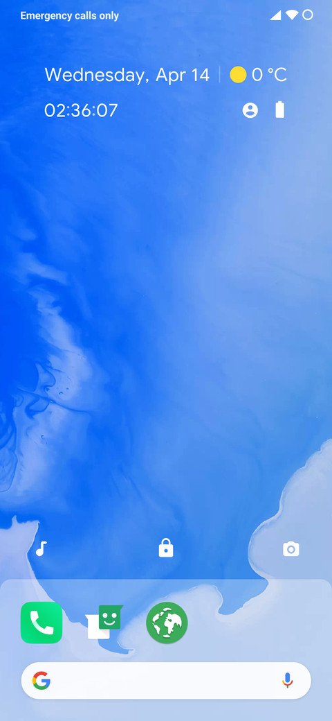 Pure Android screenshot