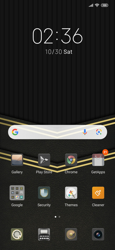 Leather business screenshot