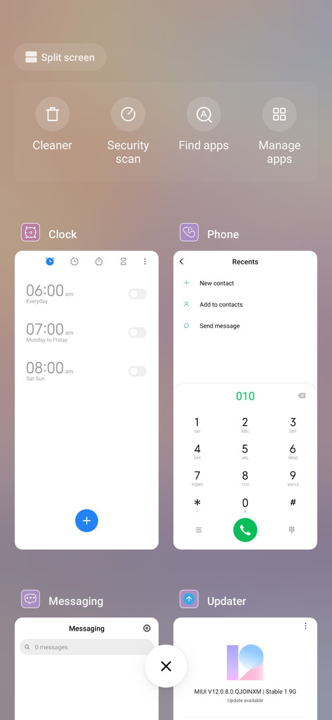 galaxy screenshot