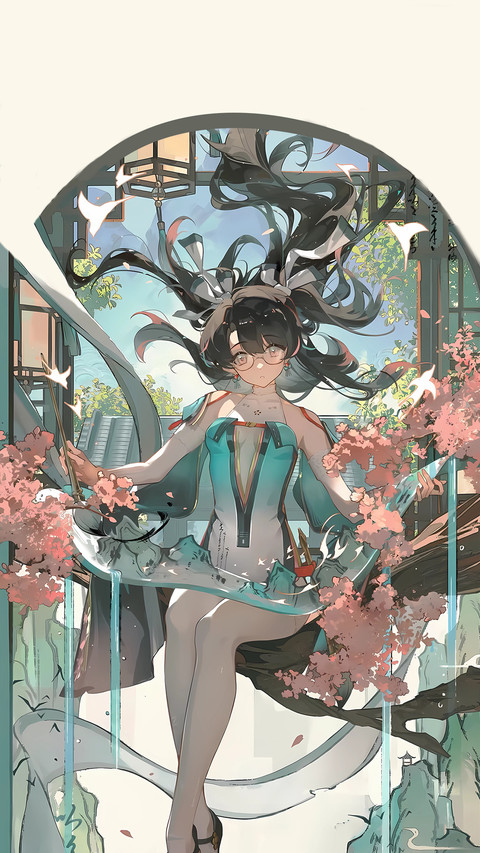 鸣潮折枝的发型设计 screenshot