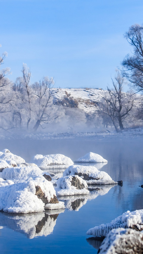 The unfrozen river in arxan screenshot