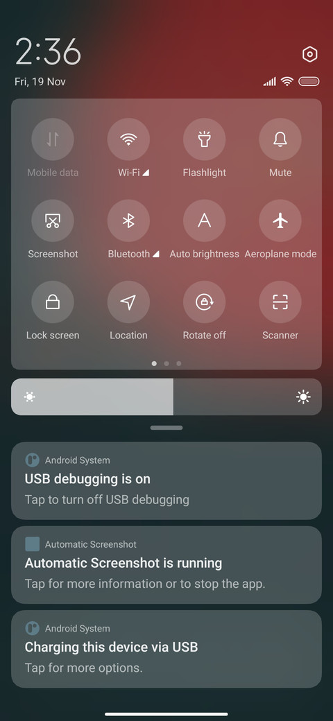 Red wall screenshot