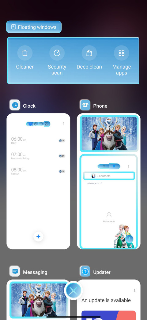 Frozen AGUi screenshot
