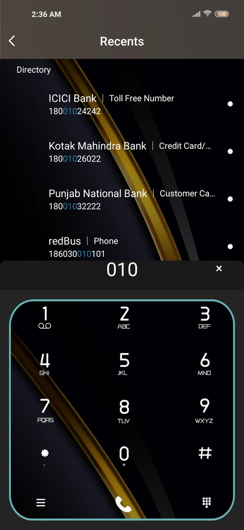 Minimalist black  screenshot
