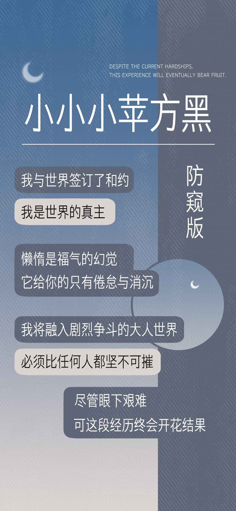 防窥版小小小苹方黑 screenshot