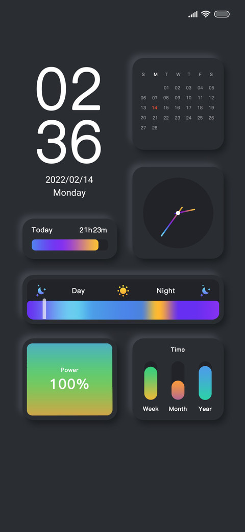 black gradient screenshot