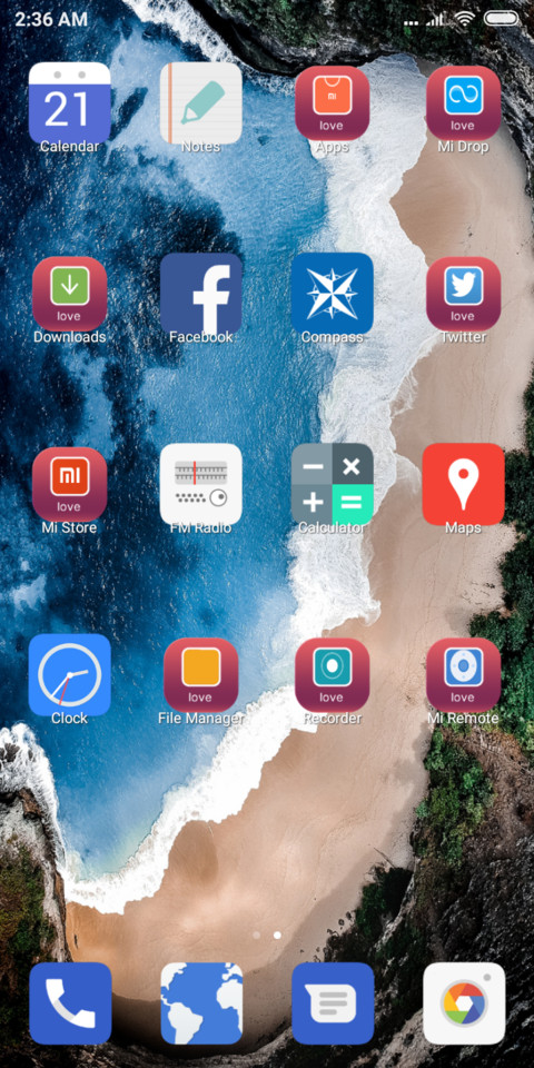BLUE screenshot