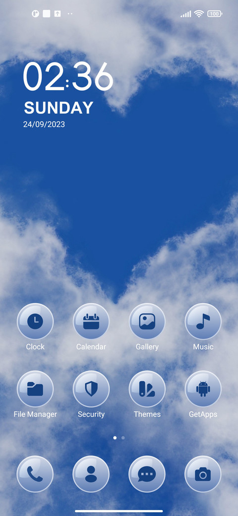 Heart Clouds screenshot