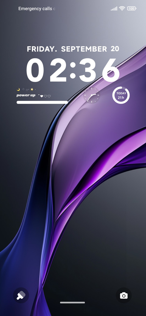 Abstract purple screenshot