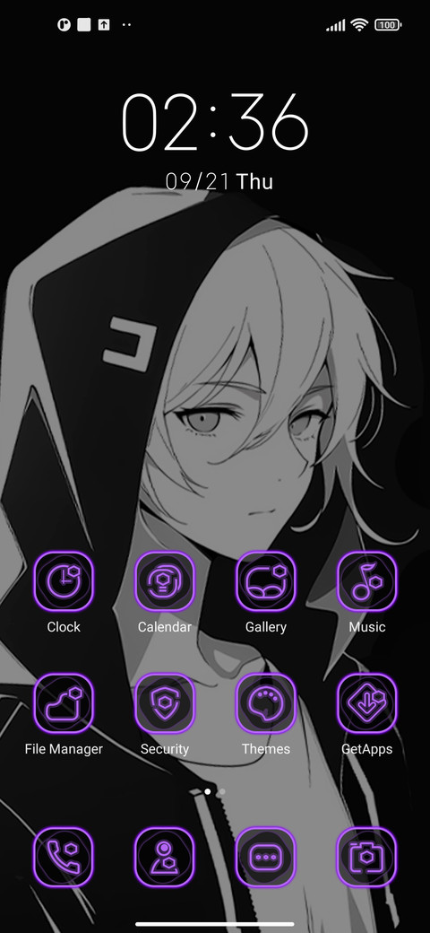 Black rainy day screenshot
